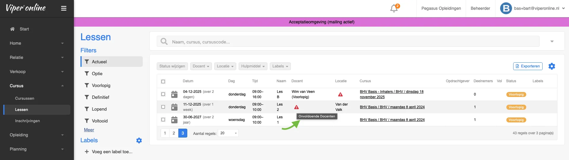 Planningsconflicten 003
