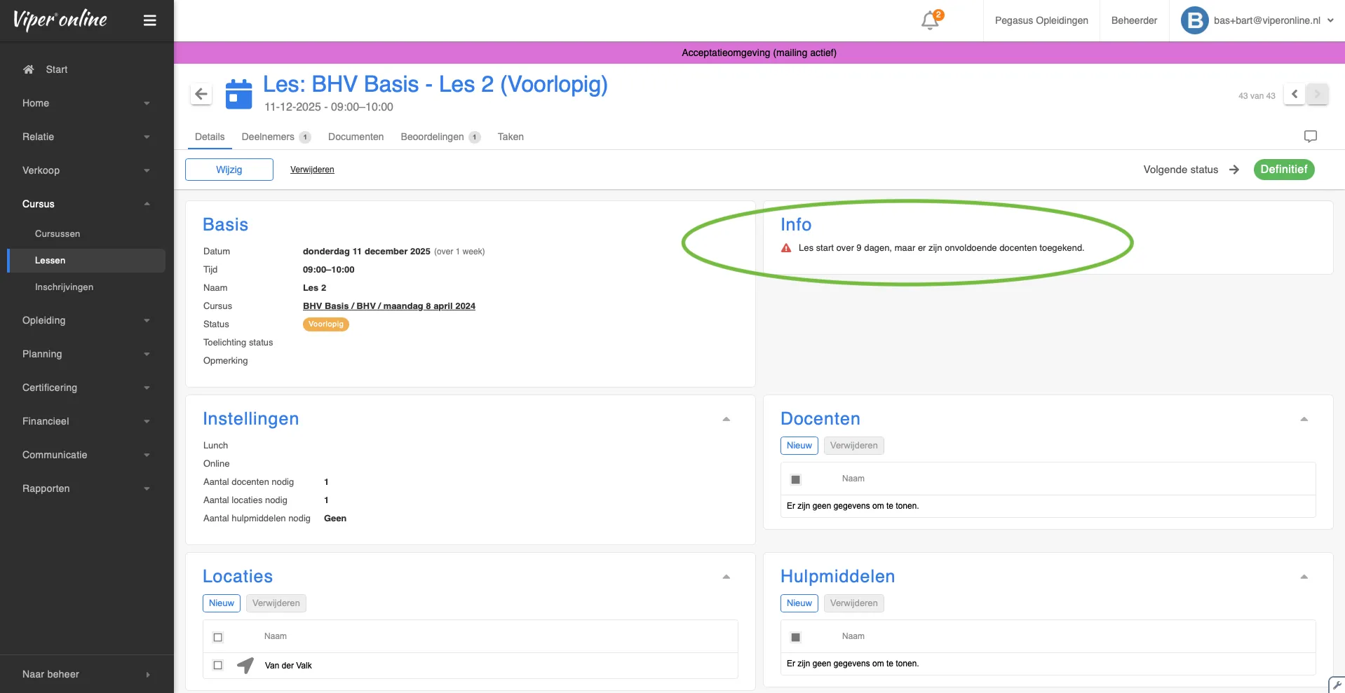 Planningsconflicten 004